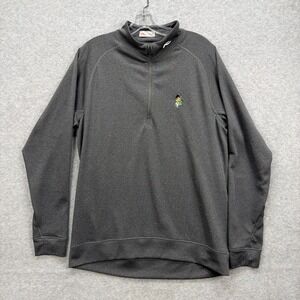 KJUS Pullover Mens Medium Gray Performance Keano Half Zip Bagpiper Irish Golf